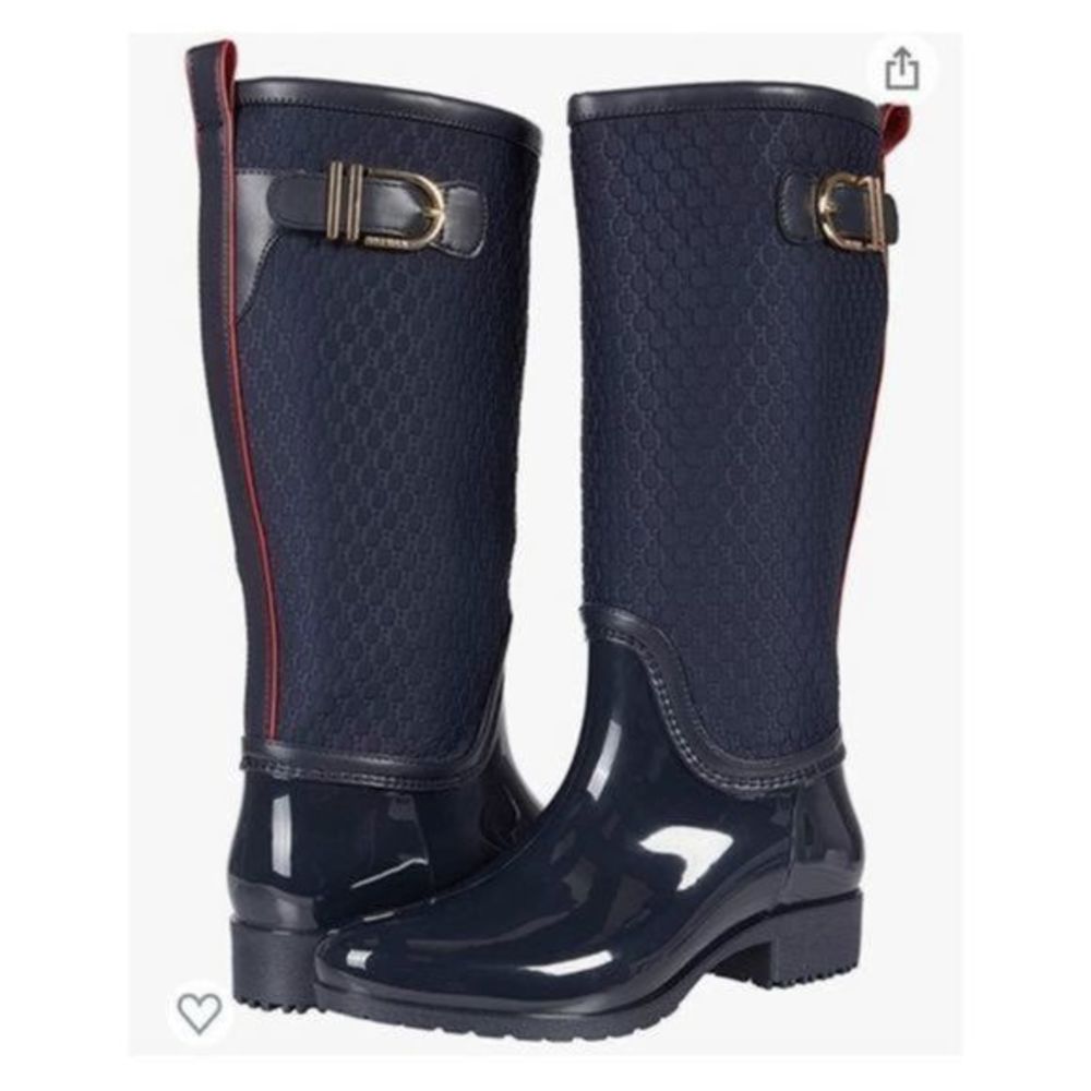 Tommy Hilfiger Fort2 Rain Boots NWB Size 7